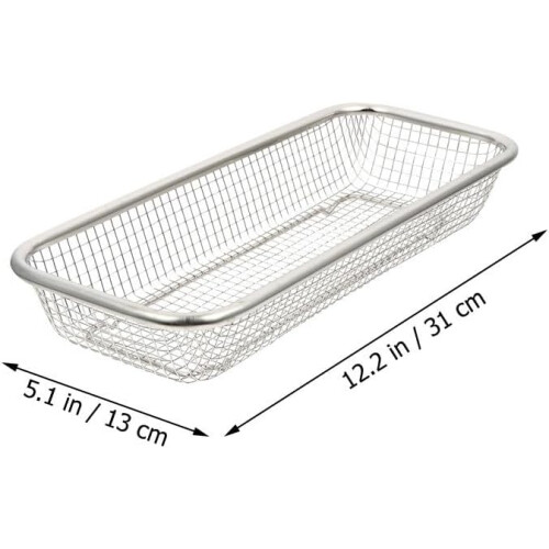 Dishwasher Silverware Basket Stainless Steel Utensil Holder with Separate Sections, 2 Pack 1