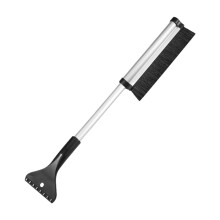 2in1 Extendable Car Snow Brush with Ice Scraper for Windshield Snow Removal on SUV and Truck