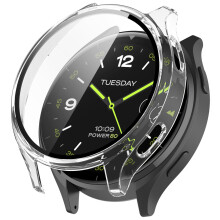 Screen Protector Case Clear PC Bumper Full Coverage Scratch Resistant Glass for Xiaomi Watch 2