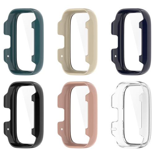 Protective Case with Tempered Glass Screen Protector Full Coverage Scratch Resistant for Redmi Watch 3 Lite 2