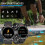 Smart Watch for Men with Earbuds, Bluetooth Calling, Rugged Fitness Tracker for iPhone Android 5