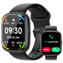 Smart Watch for Android iOS with Bluetooth Calling Alexa Sleep Heart Rate Monitor IP68 Waterproof