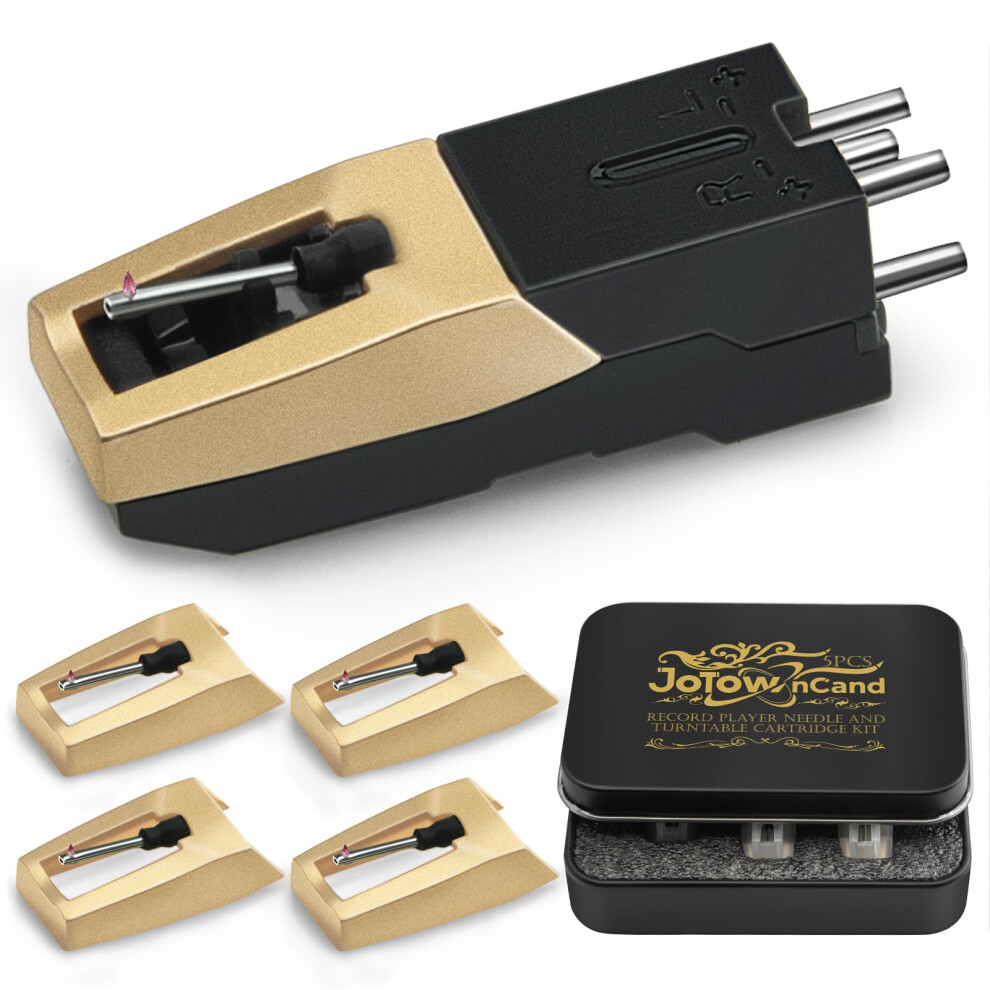 Turntable Needle Replacement And Record Player Cartridge Kit, Elliptical Diamond Stylus For Crosley Victrola Ion, Fidelity Sound 9113335892156