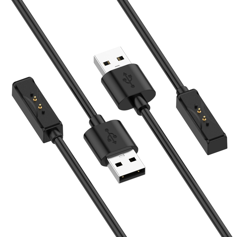 2 Pack USB Magnetic Charging Cable Cord Replacement 3.3Ft Fast Charge for COROS Heart Rate Monitor
