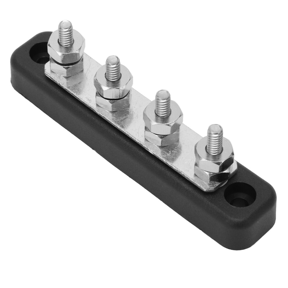 Power Distribution Block Bus Bar 3/16In 150A Dc 48V, Corrosion Resistant 9331390166962