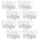 8pcs Clear Acrylic Stackable Wine Bottle Holder for Countertop or Desktop Bar Storage Organizer 1