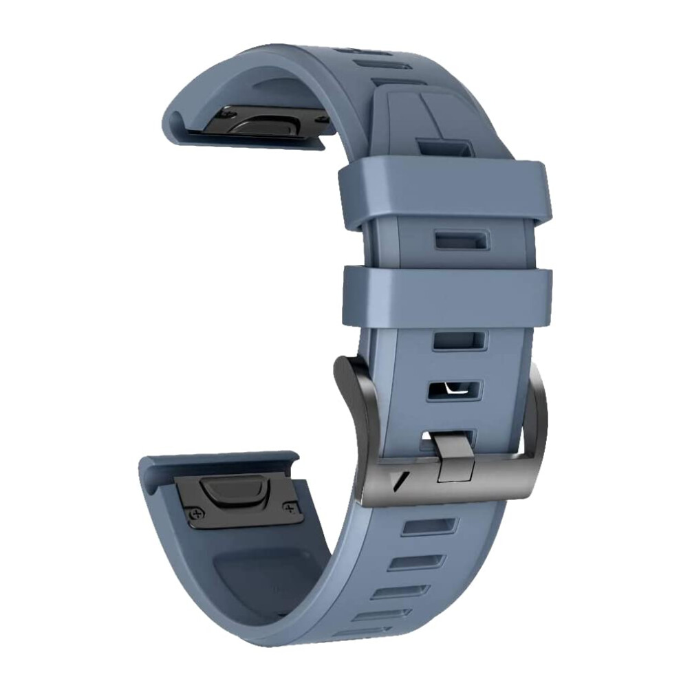 22Mm Quick Release Silicone Watch Strap Band With Secure Buckle And Comfort Fit For Garmin Fenix 6 9174973751755