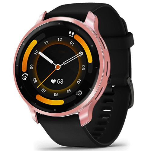 Case with Scratch Resistant Screen Protector and Shockproof Bumper Cover for Garmin Venu 3/3S 2