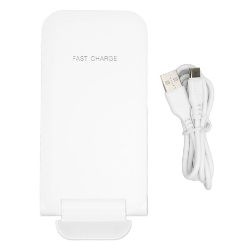Upgraded Foldable Wireless Charger 15W Fast Qi Certified White 1
