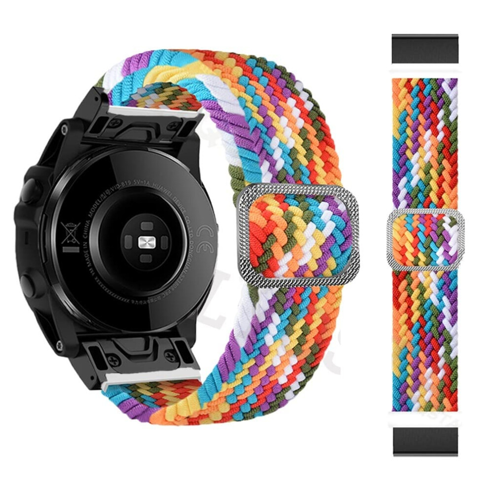 Quick Release Braided Nylon Watch Band Adjustable Replacement Strap 22Mm 26Mm For Garmin Epix 9174973752325