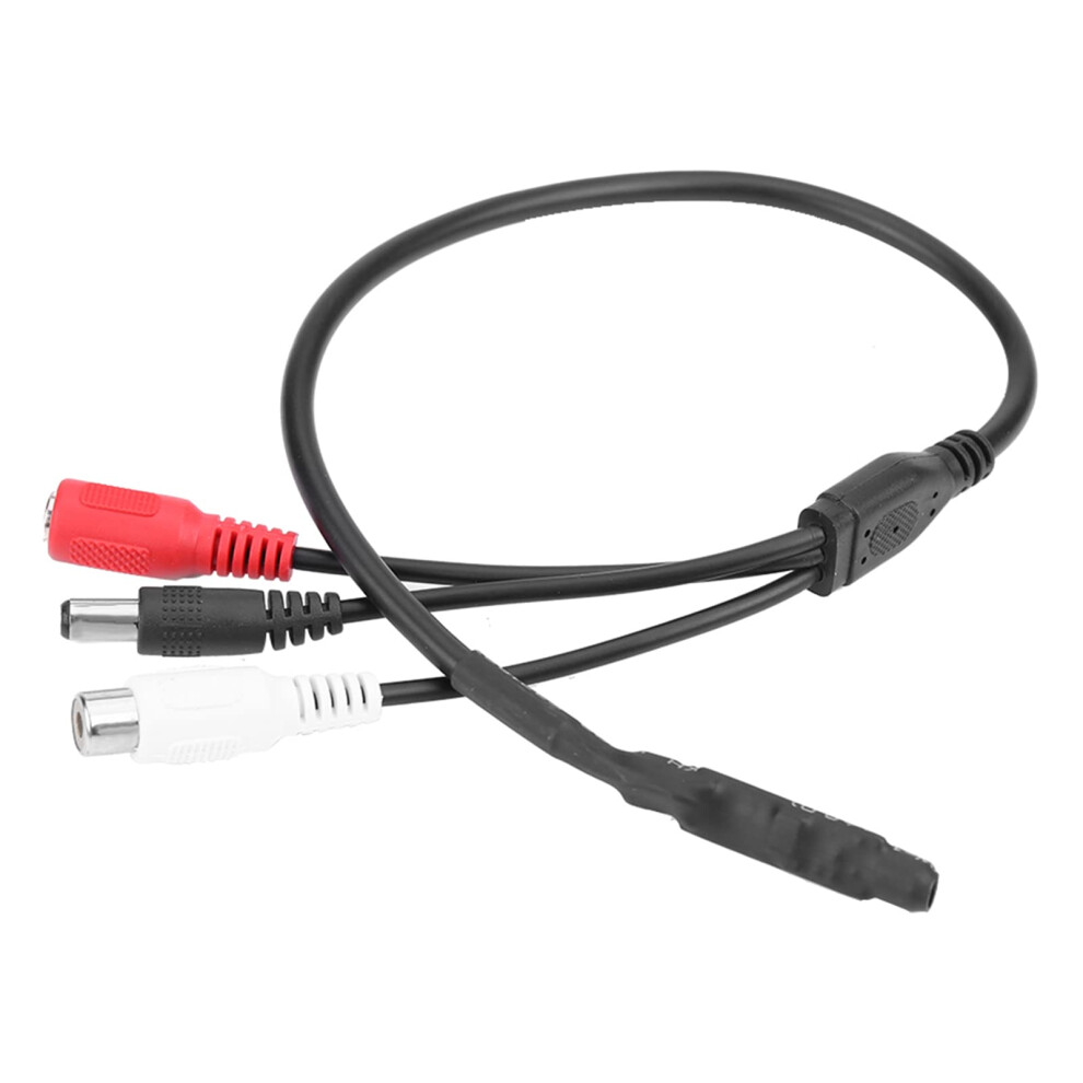 Cctv Microphone With Adjustable Sensitivity, Low Noise Clear Audio Pickup For Dvr, Vcr, Tv 9174973752639