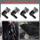 Motorcycle Saddlebag Lock Kit with AntiTheft Lever and Security Bolts for Harley Touring Glide King 3