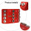 Drill Guide Jig for Cable Railing with Accurate Angles, 4 Hole Sizes, Aluminum Alloy Clamp 2