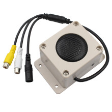 CCTV Microphone Audio Monitoring Device for Security Cameras Wide Area Low Voltage Indoor Use