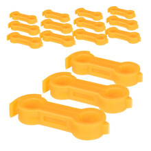15pcs Soft PVC Poultry Leg Hobbles Chick Leg Brace for Gentle Positioning Baby Chicks Quails Ducks