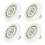 4PCS 28mm Nylon Drawer Roller Replacement Wheels M6 Thread Smooth Quiet Sliding Durable Set 1