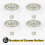 4PCS 28mm Nylon Drawer Roller Replacement Wheels M6 Thread Smooth Quiet Sliding Durable Set 2