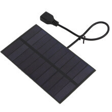 Pannello solare fai-da-te da 1,5 W 13882 mm Nero flessibile USB