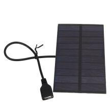 1.5W 5V Monocrystalline Silicon Solar Panel with USB Interface Flexible Mini