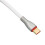 Double Sleeve Custom Coiled Mechanical Keyboard Cable, USB C to A, White 11