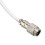 Double Sleeve Custom Coiled Mechanical Keyboard Cable, USB C to A, White 5