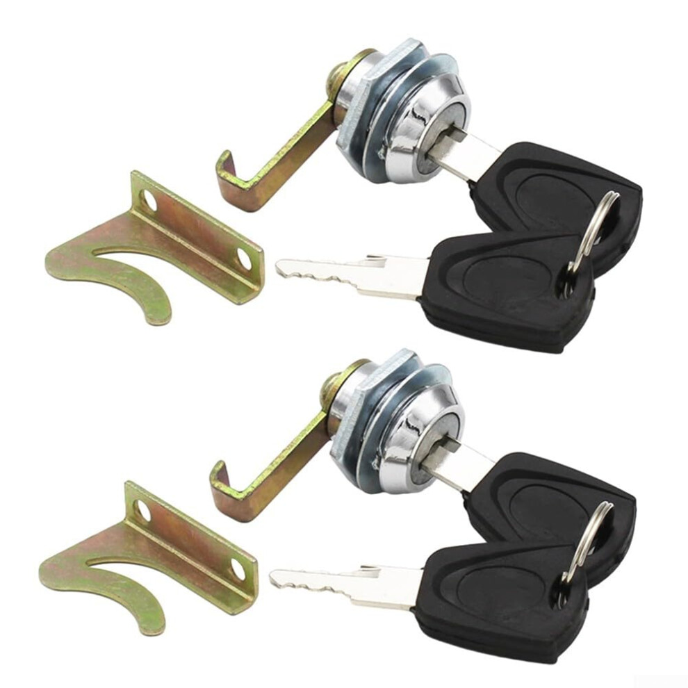 Stainless Steel Motorcycle Trunk Lock With Buckle And Keys, Antitheft For Ebike And Scooter 9455672158947