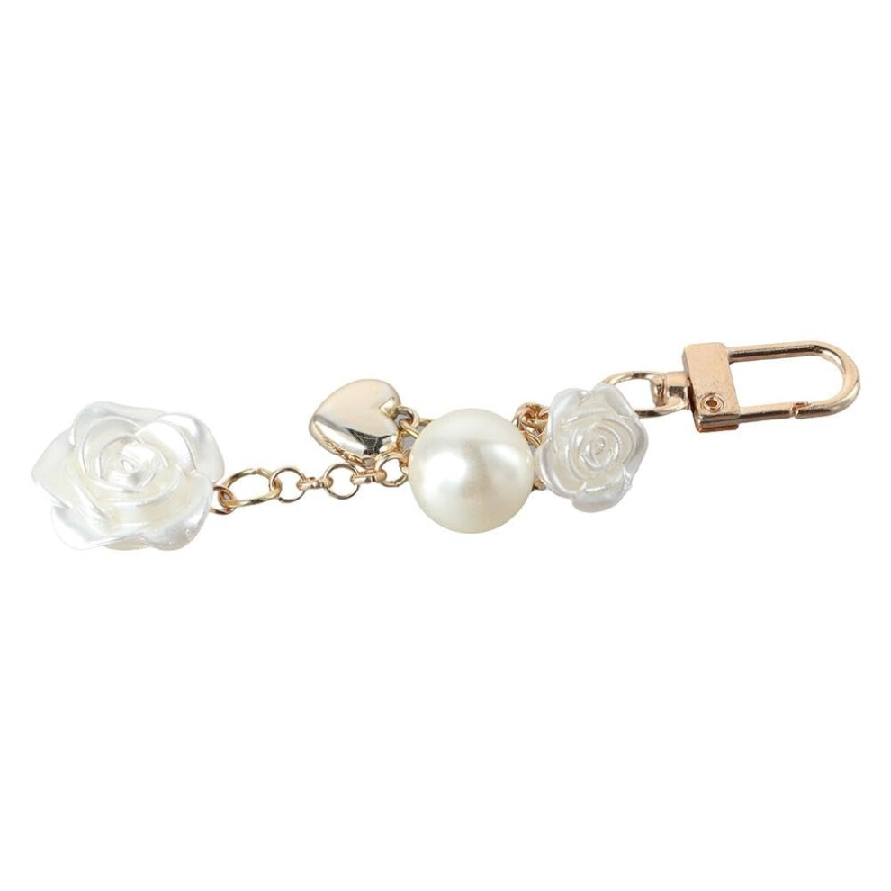 Rose Phone Strap With Metal Flower Charm, Antidrop Wrist Strap For Phone And Keys 9053599237860