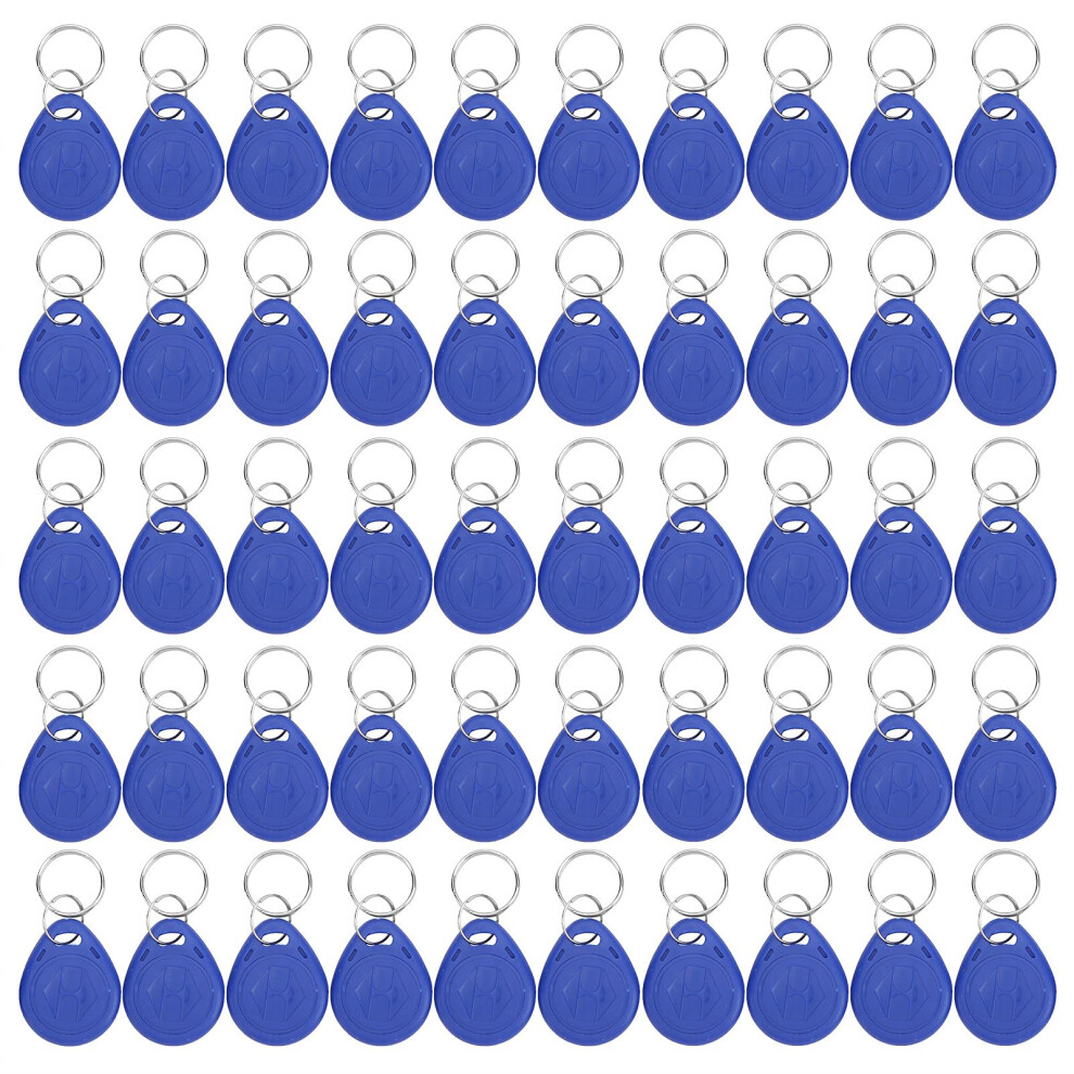 50Pcs 125Khz Rfid Key Fob Tags, Rewritable Waterproof Access Control For Parking Lot 9169991859231