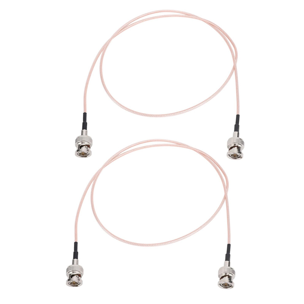 2Pcs 80Cm Sdi Bnc Cable Male To Male 75 Ohm Rg179 Double Shielded Hd Video For Cameras Monitors 9174973753353