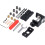 Woodworking Drill Guide Jig with Adjustable Dowelling Jig, Aluminum Alloy, 3 Drill Bits, Precise Drilling 2