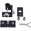 Woodworking Drill Guide Jig with Adjustable Dowelling Jig, Aluminum Alloy, 3 Drill Bits, Precise Drilling 3