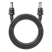 Mini DC Power Replacement Cable, 5m/16.4FT 20AWG Durable Weather-Resistant Outdoor Extension Cord, Gray Mini DC Power Accessory Compatible with Most