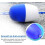 76 Ft Floating Pool Safety Rope with Hooks,  Visibility Divider for Deep and Shallow Pool Ends 2