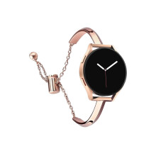 20mm Rose Gold Metal Strap for Samsung Galaxy Watch 4 5 6 7 Women Adjustable