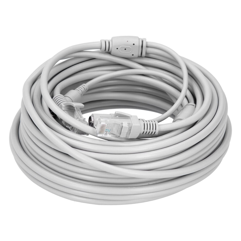 Ethernet Cable With Power Connector 10M Speed Poe Extension Cord For Ip Camera Nvr Cctv 9053599238393