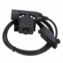 Clip PTT U94 per GP338 GP328 GP340 GP380 nero