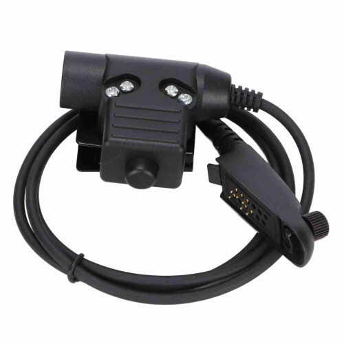 Clip PTT U94 per GP338 GP328 GP340 GP380 nero