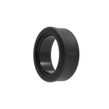 Silicone Ring Protector with Secure AntiSlip Fit for Workout, Black Durable Shock Absorption Sleeve