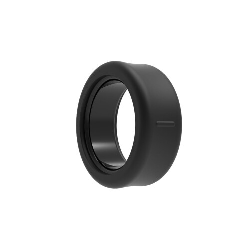 Silicone Ring Protector with Secure AntiSlip Fit for Workout, Black Durable Shock Absorption Sleeve