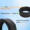 Silicone Ring Protector with Secure AntiSlip Fit for Workout, Black Durable Shock Absorption Sleeve 4