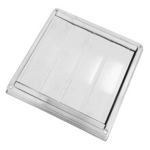 4" Stainless Steel Vent Cover, Weatherproof Wall Exhaust Grille