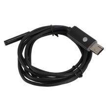 Cámara endoscópica 2m/6.6ft negra IP67, 6 luces LED