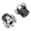 2 pezzi paracolpi forcella in alluminio CNC argento 13