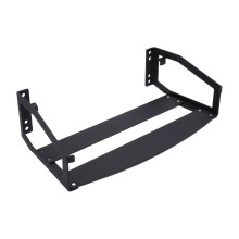 Wall Mount Heavy Duty Stainless Steel Speaker Bracket with Quick Cable Access Black for Sonos Five