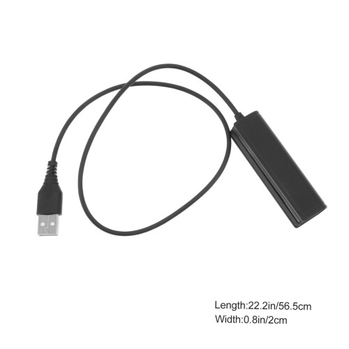 RJ9 to USB Headset Adapter Cable, Reuse Existing Headsets, Stable Wired Connection for PC 1