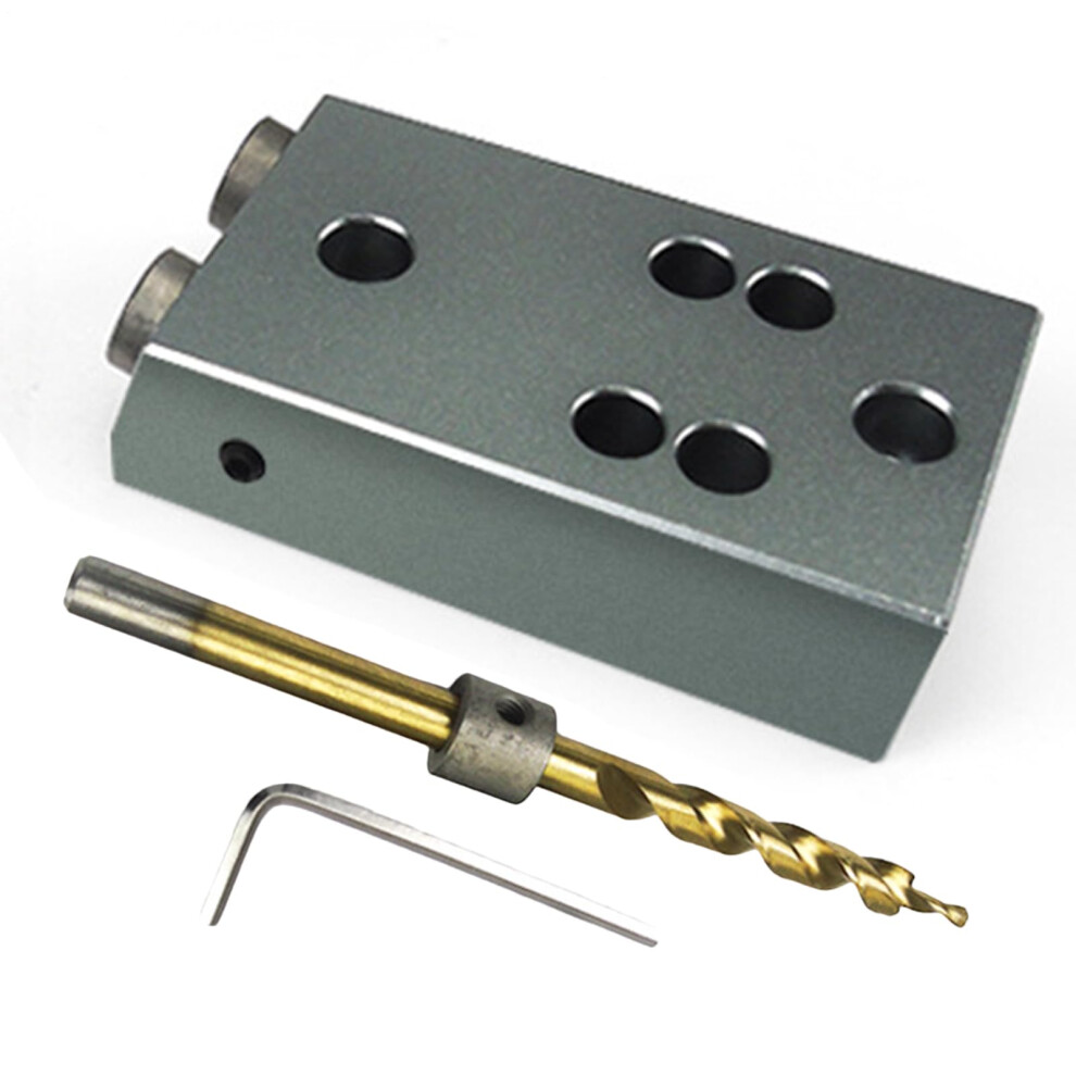 Drill Guide Jig For Accurate Hole Drilling, Adjustable Pocket Hole Jig For Woodworking Furniture 9092120643206