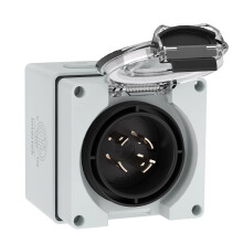 Generator Power Inlet Box NEMA L1420P 20 Amp 125/250V Weatherproof Outdoor Rust Resistant