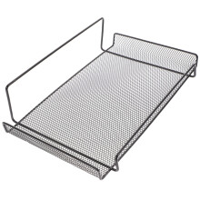 Wall Mount Router Shelf NoDrill Space Saving Black Iron Rack for Modem Camera and Router