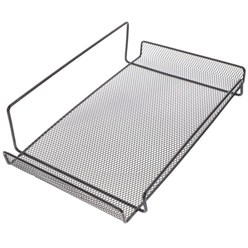 Wall Mount Router Shelf NoDrill Space Saving Black Iron Rack for Modem Camera and Router