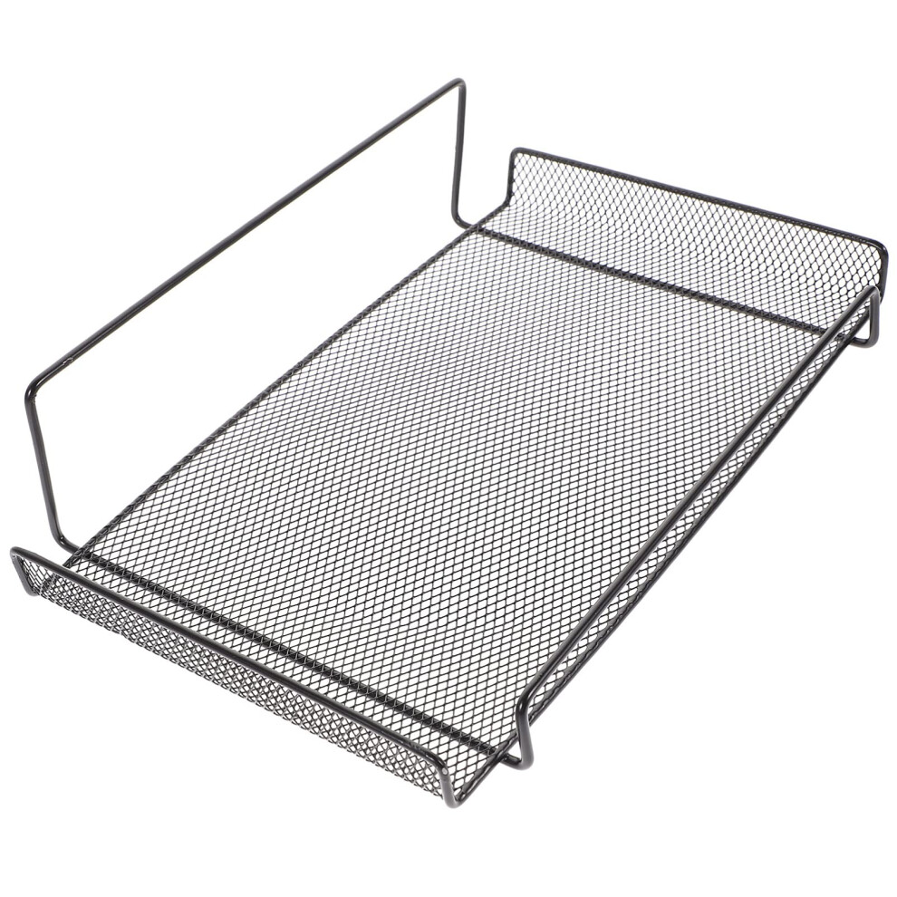 Wall Mount Router Shelf Nodrill Space Saving Iron Rack For Modem Camera And Router Black 9053599238829